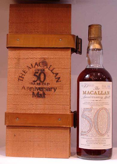 macallan whiskey 50 year old price