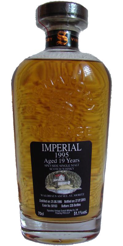 Imperial 1995 SV Cask Strength Collection #50153 Waldhaus am See St. Moritz 51.1% 700ml