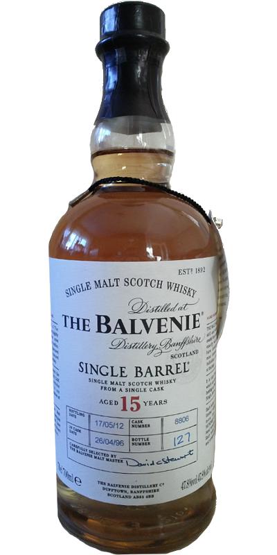 Balvenie 15yo Single Barrel 8806 47.8% 700ml