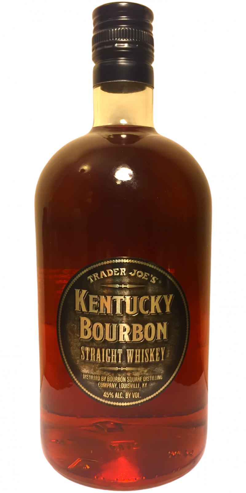 Trader Joe's Kentucky Bourbon New American Oak Barrels 45% 750ml