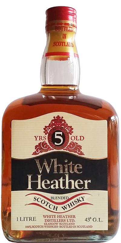 White Heather 5yo Blended Scotch Whisky 43% 1000ml