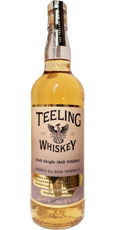 Teeling 2004 Single Cask Irish Whiskeys 60.9% 700ml