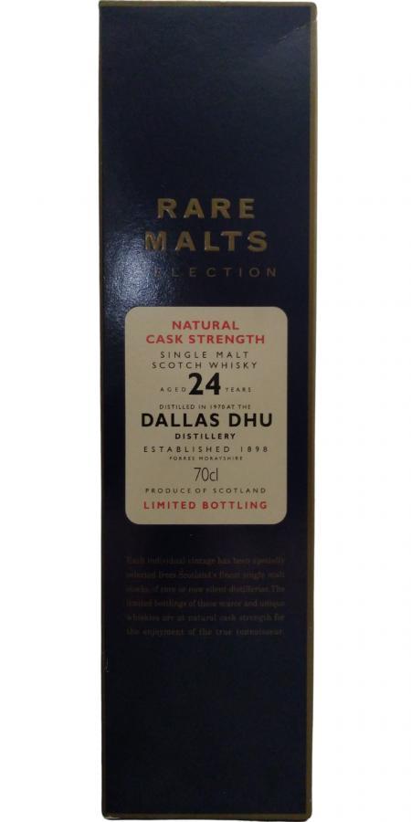 Dallas Dhu 1970 - Ratings and reviews - Whiskybase