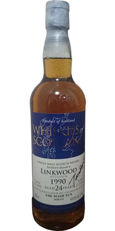 Linkwood 1990 SMD Whiskies of Scotland The Mash Tun Tokyo 48% 700ml