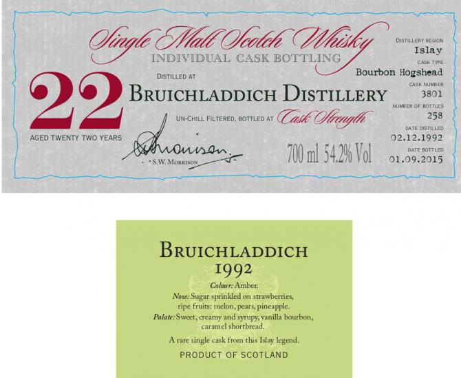 Bruichladdich 1992 DR