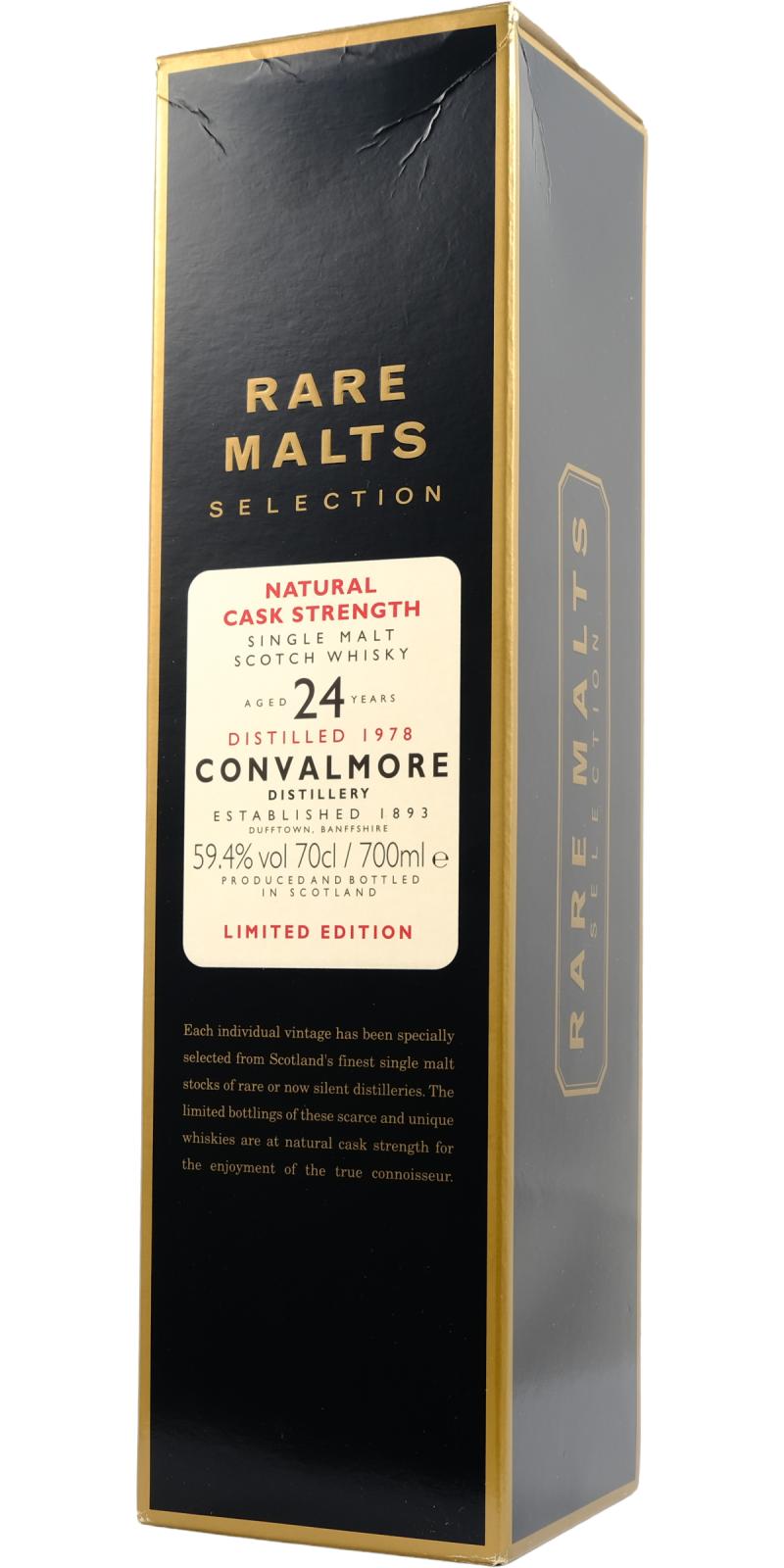 Convalmore 1978 - Ratings and reviews - Whiskybase
