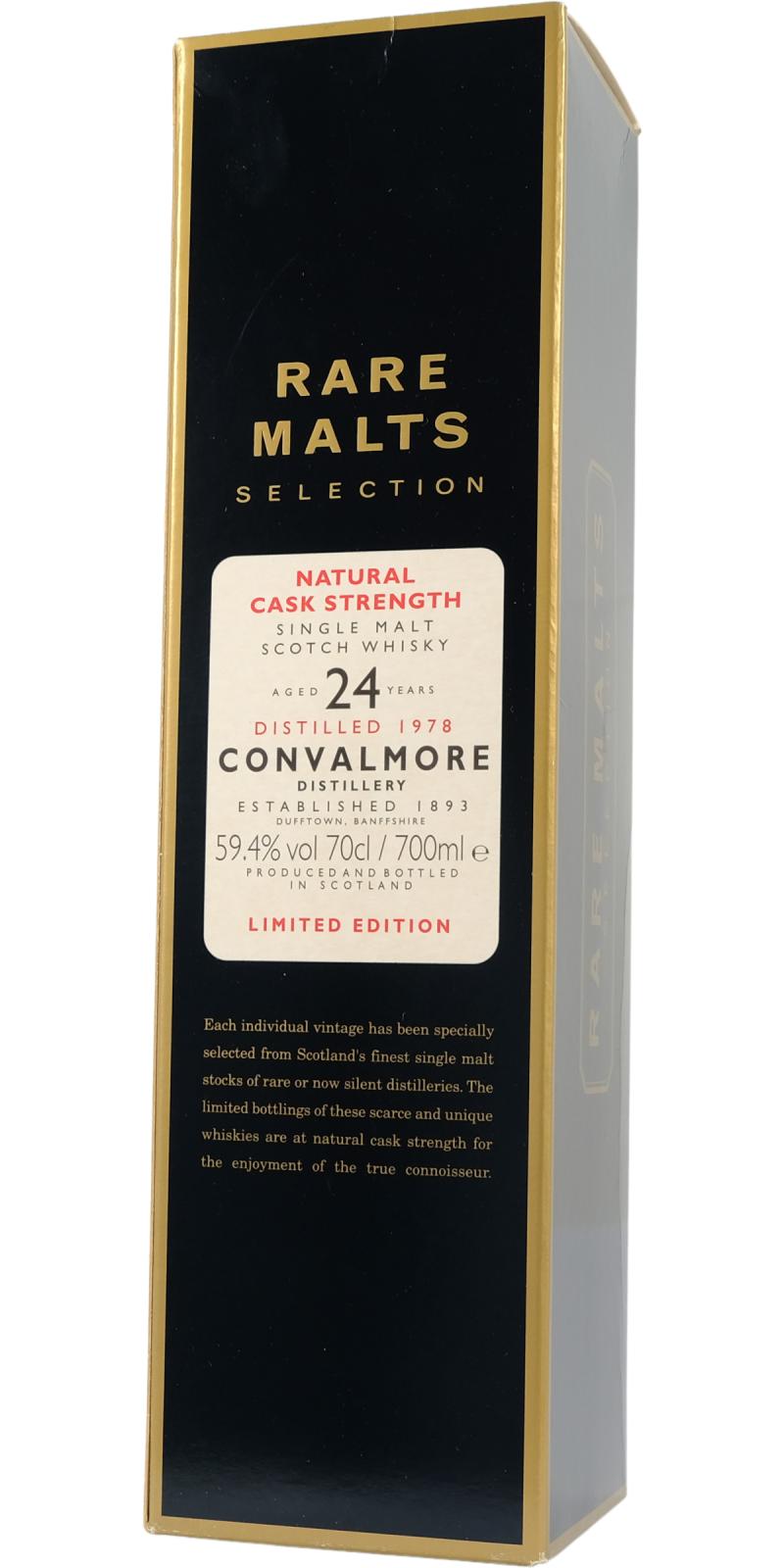 Convalmore 1978 - Ratings and reviews - Whiskybase
