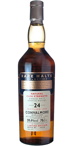 コンバルモア Convalmore 1978 Rare Malts 24Y ウイスキー 飲料/酒 