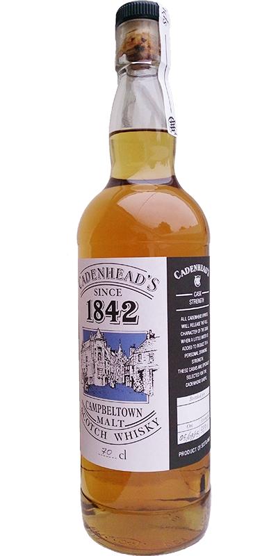 Campbeltown Malt Scotch Whisky Cadenhead's 1842 CA Campbeltown Malt Cadenhead Cologne Bottling 59.5% 700ml