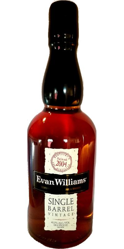 Evan Williams 2004 Single Barrel #277 43.3% 700ml