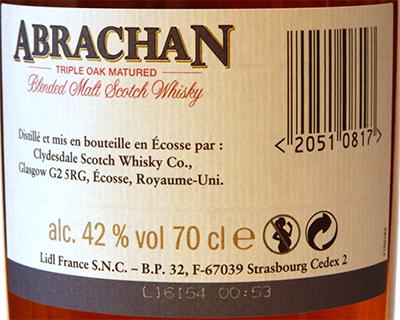 Abrachan Blended Malt - Cd reviews Ratings Scotch and Whiskybase Whisky 