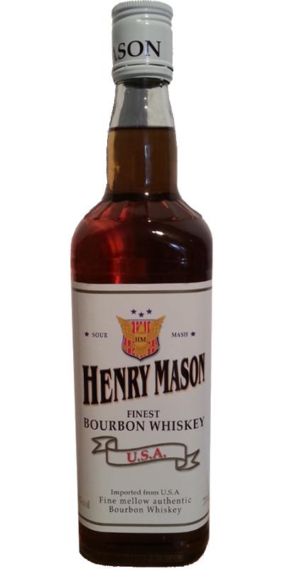 Henry Mason Finest Straight Bourbon Whisky 40% 700ml
