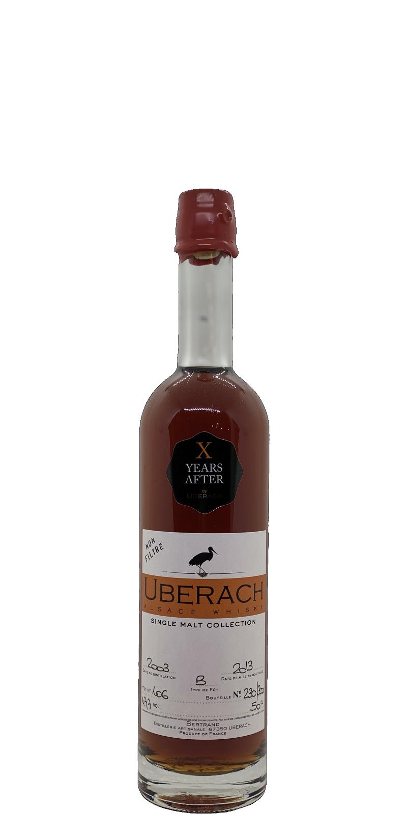 Uberach X Years after 2003 2013 47.7% 500ml