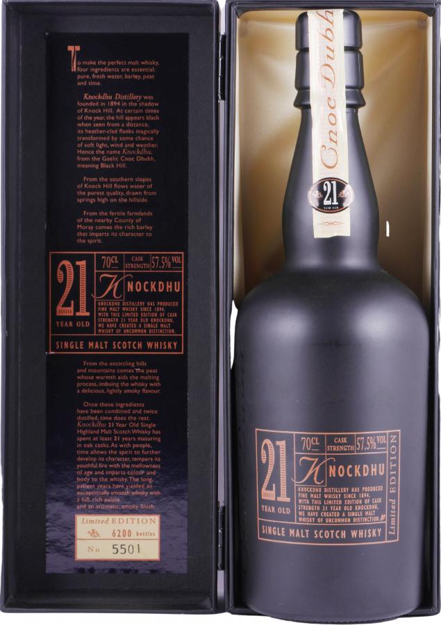 Knockdhu 21-year-old - Ratings and reviews - Whiskybase