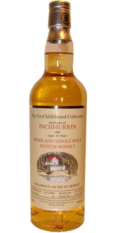 Inchmurrin 1996 SV The Un-Chillfiltered Collection #23 World of Whisky St. Moritz 46% 700ml