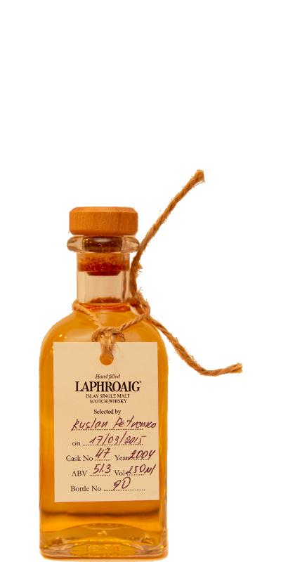 Laphroaig 2004 Handfilled Distillery only 1st Fill Bourbon Barrels #47 51.3% 250ml