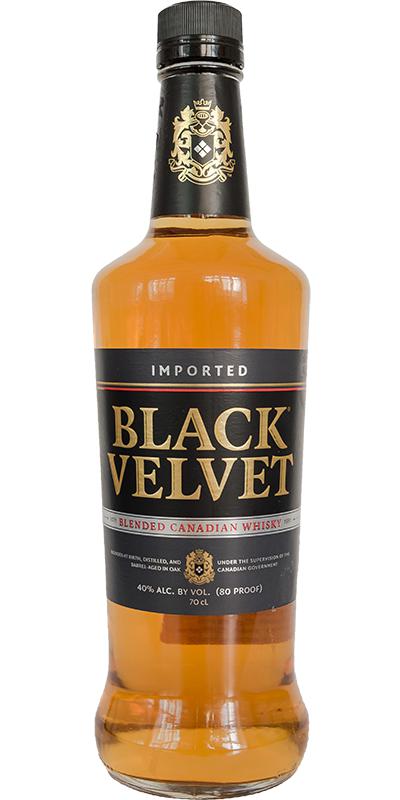 Imported Black Velvet Canadian Whiskey Bar Drink Glass Bass fish 10 oz #06 