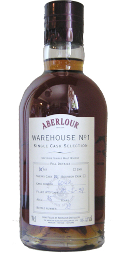 Aberlour 1994 Warehouse #1 Single Cask Selection First Fill Sherry #6041 56.3% 700ml