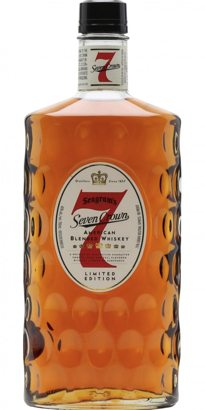 Seagram's 7 Crown Limited Edition Retro Bottle 40% 750ml