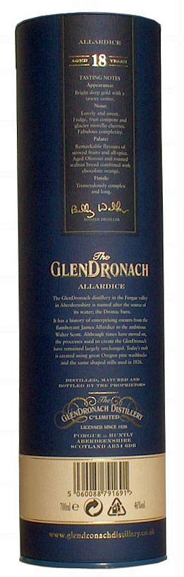 Glendronach 18-year-old Allardice