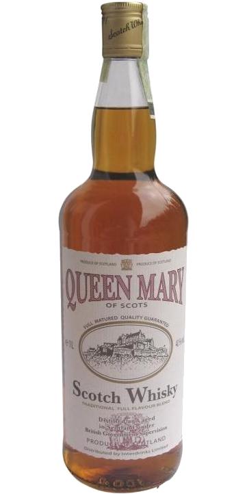 Queen Mary of Scots Scotch Whisky Interdrinks Limited 40% 700ml