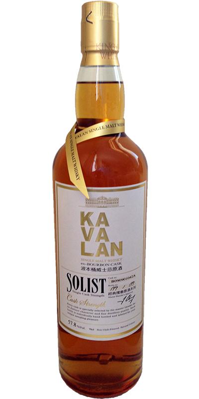 Kavalan Solist ex-Bourbon Cask B090901042A 57.8% 700ml