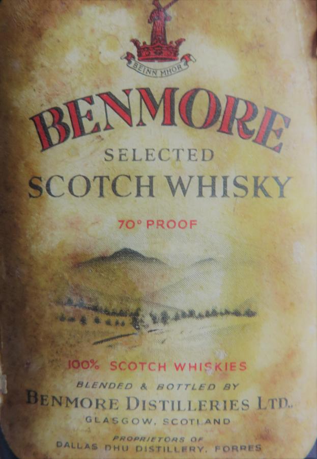 Benmore Selected Scotch Whisky - Ratings and reviews - Whiskybase