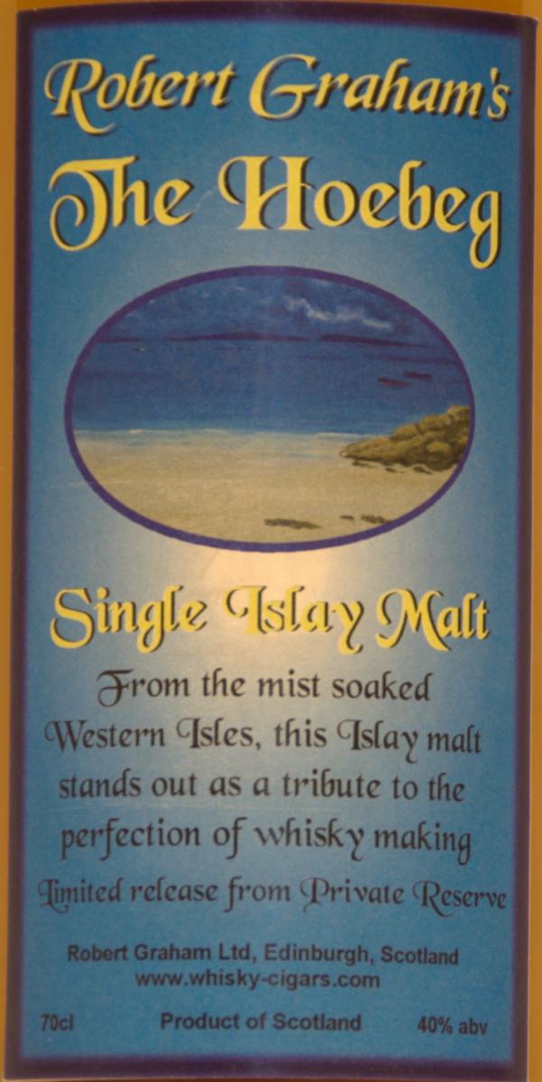 The Hoebeg Single Islay Malt RG 40% 700ml