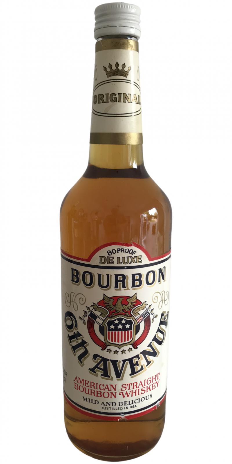 6th Avenue De Luxe Bourbon American Straight Bourbon Whisky 40% 700ml