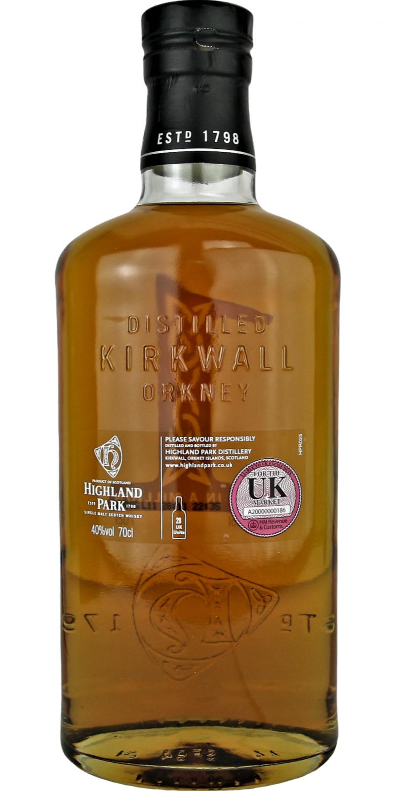Highland Park 12-year-old - Value and price information - Whiskystats