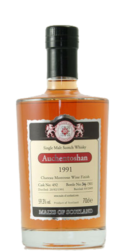 Auchentoshan 1991 MoS Chateau Montrose Wine Finish #492 59.3% 700ml