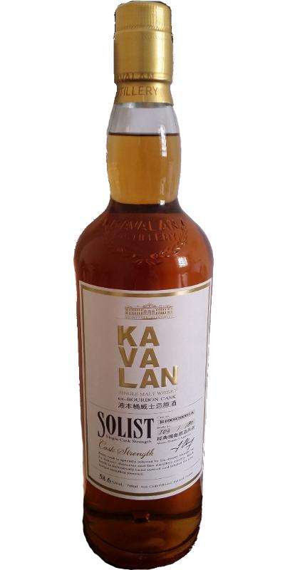 Kavalan Solist ex-Bourbon Cask B100920001A 58.6% 700ml