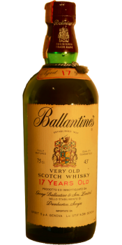 Ballantine's 17-year-old - Value and price information - Whiskystats