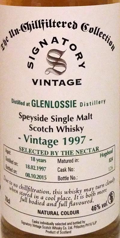 Glenlossie 1997 SV