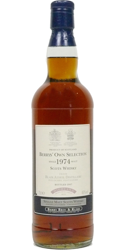 Blair Athol 1974 BR Berrys Own Selection #8818 46% 700ml
