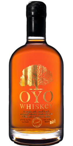 OYO Whisky Ohio Soft Red Winter Wheat 32-Gallon American Oak Casks 46% 750ml