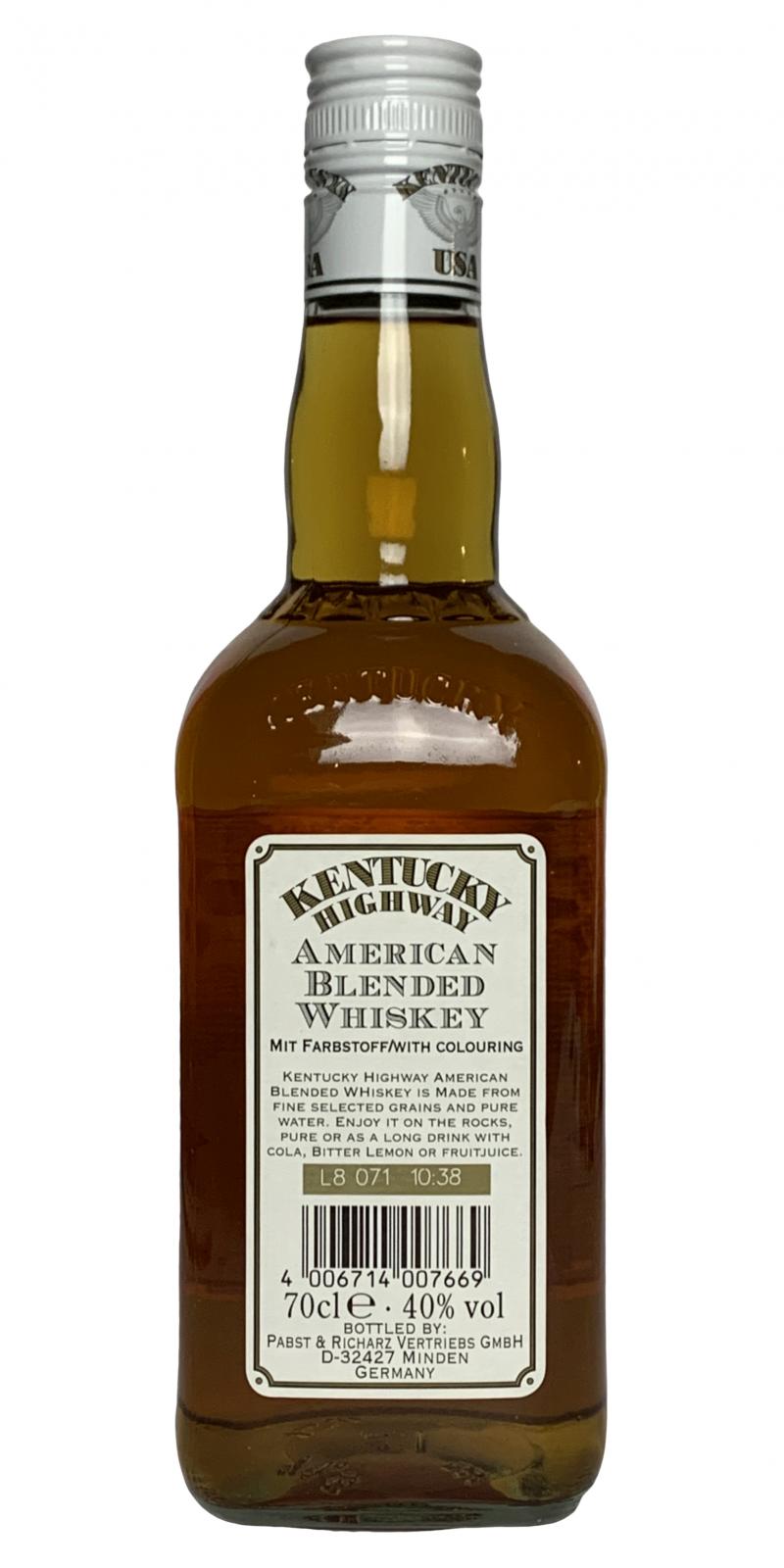 Kentucky Highway American Blended Whiskey