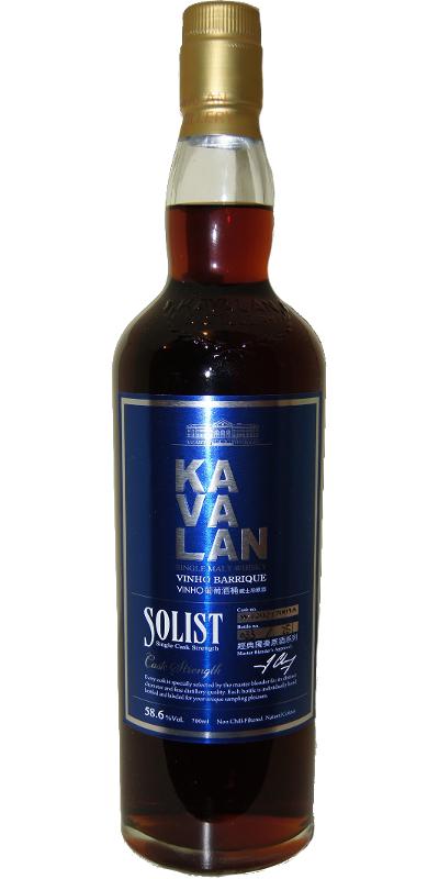 Kavalan Solist wine Barrique W120217003A 58.6% 700ml