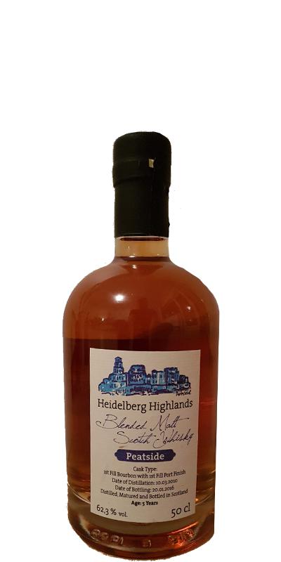 Peatside 2010 HeHi Whisky-Spring 2016 62.3% 500ml