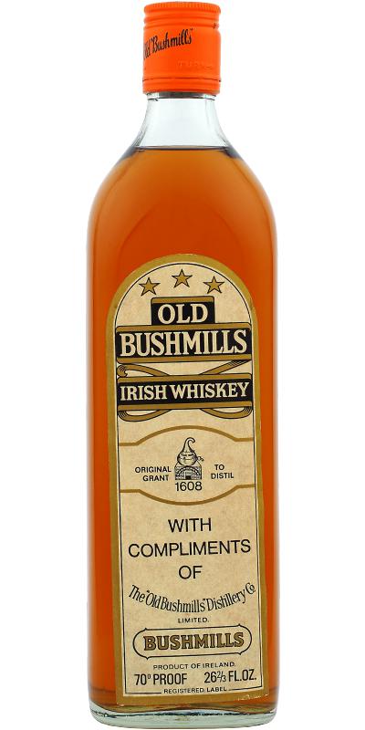 Bushmills With Compliments Of Distillery Only 40% 750ml