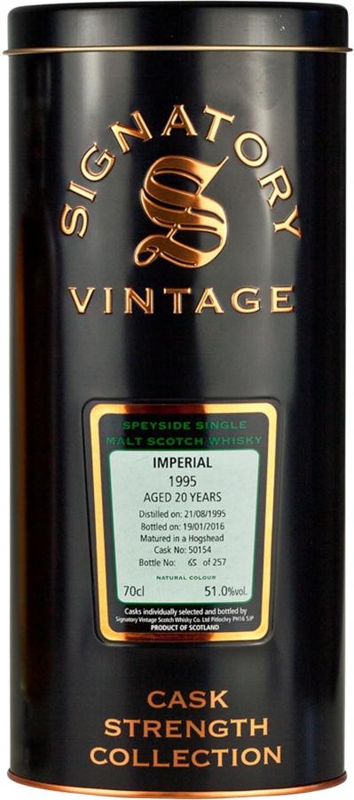 Imperial 1995 SV - Ratings and reviews - Whiskybase