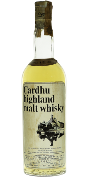 Whisky Single Malt 15 ans CARDHU : la bouteille de 70cL+ étui à