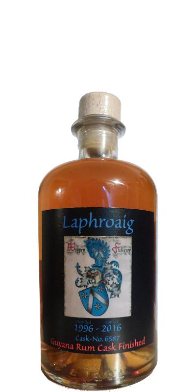 Laphroaig 1996 RF Wappen Futterer Guyana Rum Finish #6587 54.5% 500ml