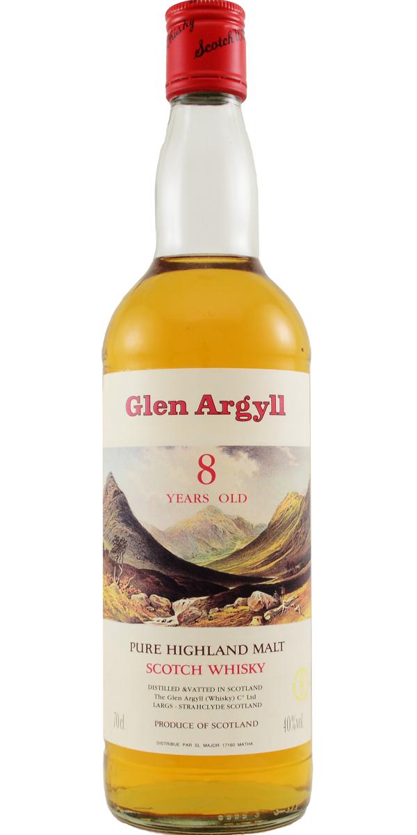Glen Argyll 8yo Pure Highland Malt 40% 700ml
