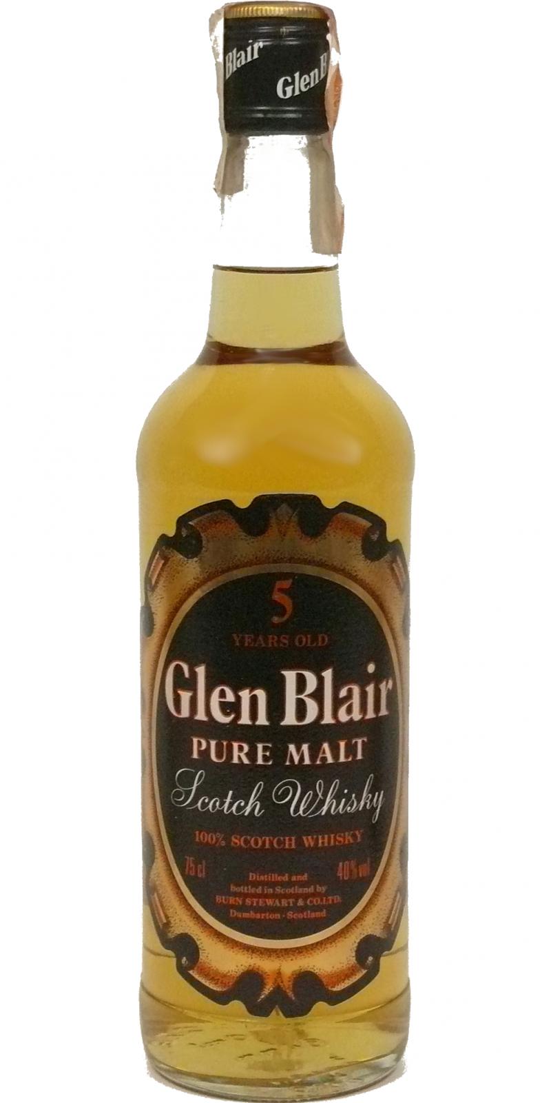 Glen Blair 5yo BS&C Pure Malt Scotch Whisky 40% 750ml