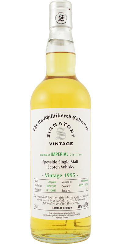 Imperial 1995 SV The Un-Chillfiltered Collection 50229 + 50230 46% 700ml