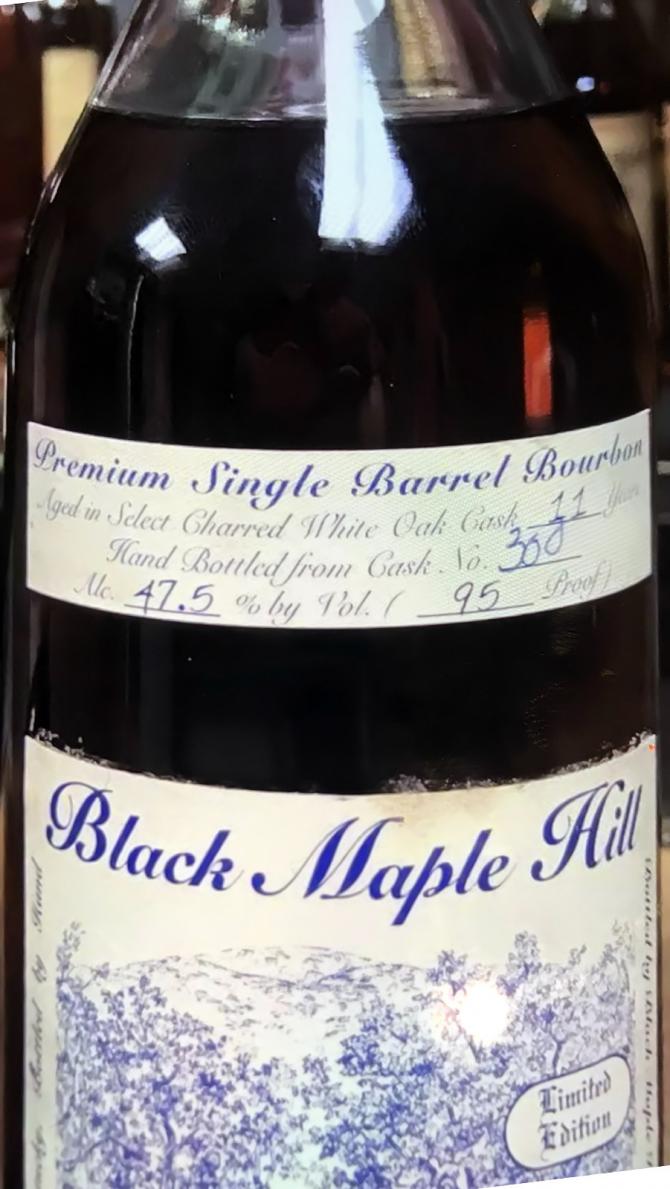 Black Maple Hill 11yo Single Barrel New American Oak Barrel 300 47.5% 750ml