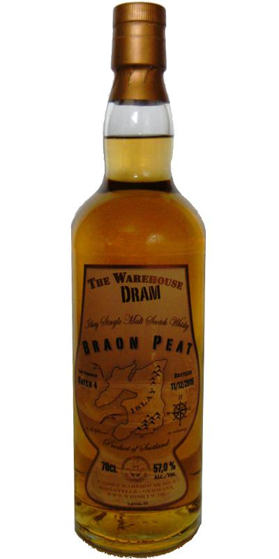 Braon Peat NAS WW8 The Warehouse Dram Bourbon Hogsheads Batch 4 57% 700ml