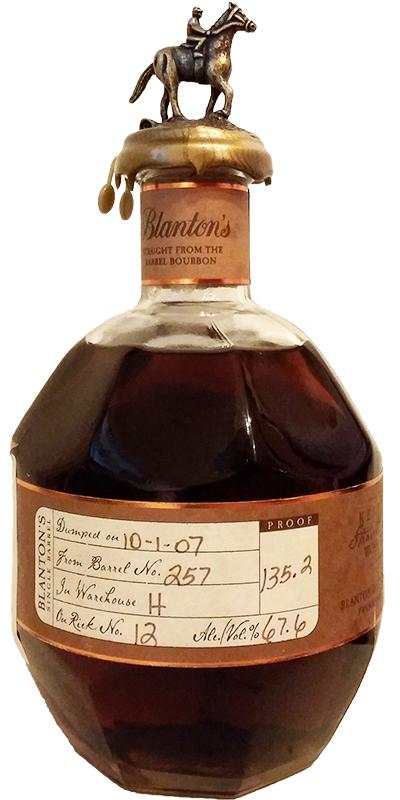 Blanton's Straight from the Barrel #257 67.6% 750ml