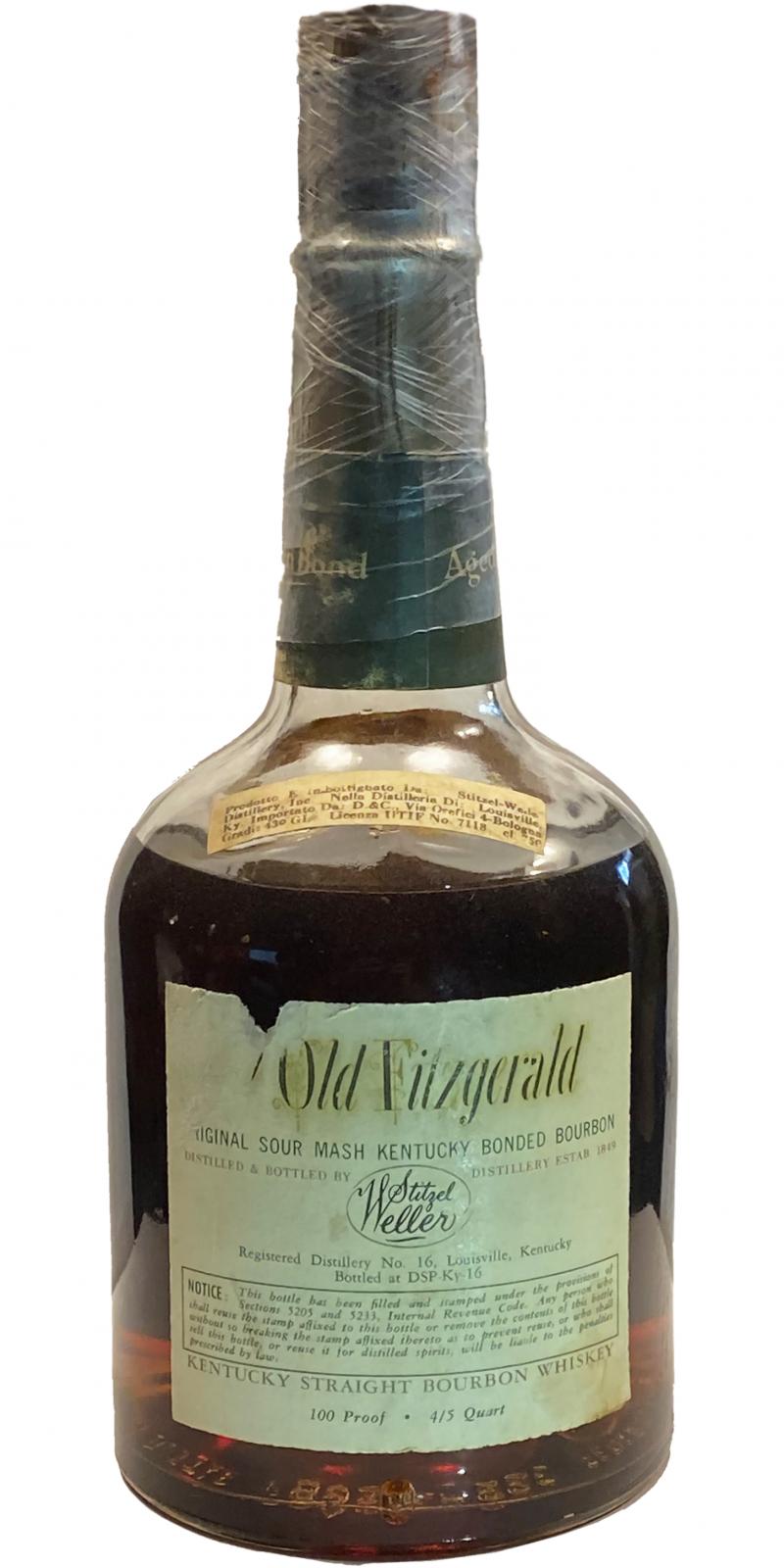 Very Old Fitzgerald 1957 - Ratings and reviews - Whiskybase